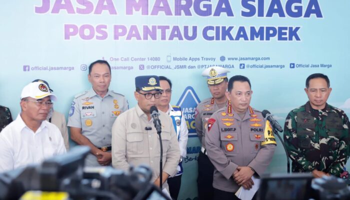 Dirut Jasa Raharja Gelar Rapat Koordinasi dan Evaluasi Arus Balik Lebaran 2024 bersama Menko PMK, Menhub, dan Kapolri, Panglima TNI, dan Kakorlantas Polri di GT Cikatama