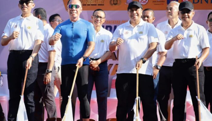 Flag Off Zebra Bhayangkara Presisi Sudirman Loop 2024, Rivan A.  Purwantono Ungkap Jakarta Tempat yang Baik untuk Olahraga Sepeda
