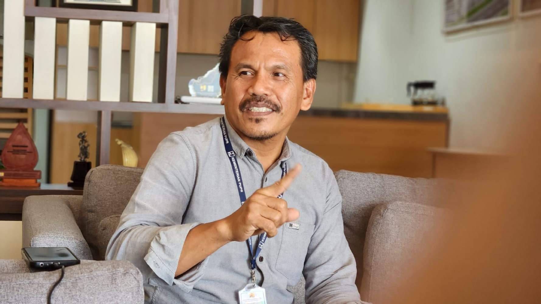 Kepala BWS Nusa Tenggara I, Tampang. (Foto/NS)