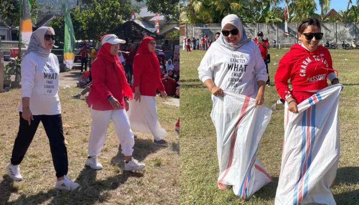 Nurhidayah Kompak Bersama Warga Lombok Barat Meriahkan HUT RI