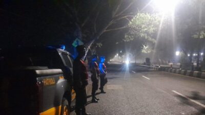 Polres Lombok Barat Gelar Patroli Blue Light, Wujudkan Keamanan di Jalur Vital