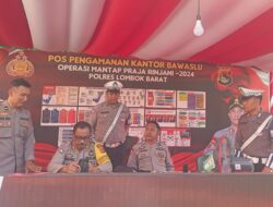Operasi Mantap Praja 2024: Patroli Polres Lombok Barat Tingkatkan Keamanan Menjelang Pemilu