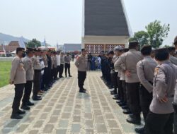 Polres Sumbawa Barat Lakukan Pengamanan Kampanye Akbar Hari ke-3