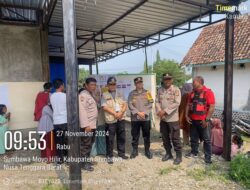 Wakapolres Sumbawa Lakukan Monitoring dan Pengecekan Personel Pengamanan di TPS