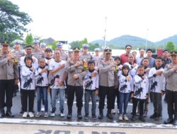Kapolres Sumbawa Barat Beri Dukungan Atlet INKANAS Sumbawa Barat ke Kejurnas Piala Kapolri 2024