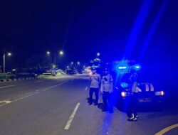 Polsek Gerung Gencar Patroli Malam, Jamin Keamanan Bypass
