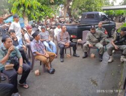 Polsek Jonggat Laksanakan Pengaman Pilkades Serentak 2025