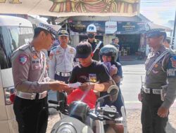 Sinergi Lintas Sektor, Operasi Keselamatan Rinjani 2025 Polres Lombok Barat Sasar Pengguna Jalan