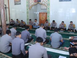 Polres Sumbawa Barat Laksanakan Kegiatan Pembinaan Rohani dan Mental (Binrohtal) di Mako Polres dan Polsek Jajaran