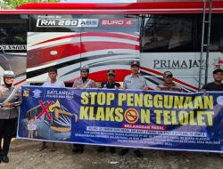 Polres Bima Kota Larang Bus Gunakan Klakson Telolet dalam Operasi Keselamatan Rinjani 2025