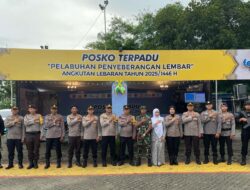 Pantau Arus Mudik, Waka Polres Lombok Barat Sambangi Posko Lembar