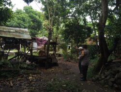 Bhabinkamtibmas Dorong Warga Manfaatkan Lahan Pekarangan, Begini Respons Mereka
