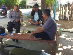 Bhabinkamtibmas Polsek Alas Barat Sosialisasikan Penolakan Aksi Premanisme Berkedok Ormas