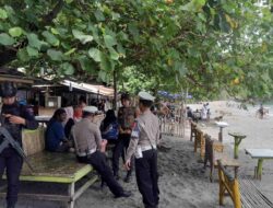 Patroli Ketat di Pantai Lombok, Polisi Pastikan Liburan Nyaman