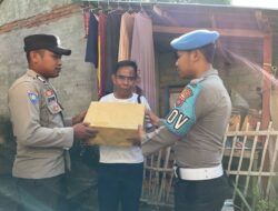 Peduli Sesama, Polres Lobar Bagikan Sembako ke Masyarakat Terdampak