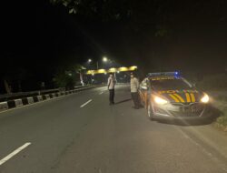 Efektif Tekan Kejahatan, Blue Light Patrol Sisir Jalur Rawan di Lombok Barat