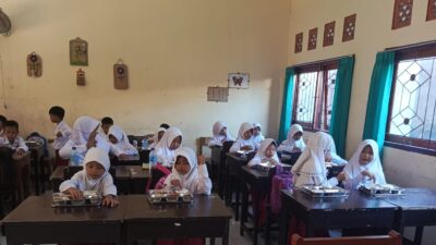 Sinergi Polri dan Pemerintah Kawal Program Gizi Anak di Lombok Barat