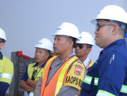 Kapolres Sumbawa Barat Tinjau Objek Vital Nasional PT. AMNT di Maluk