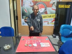 Kerap Edarkan Narkotika di Tarano, Seorang Pria Diamankan Pihak Kepolisian