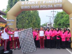 Ketua Bhayangkari Cabang Lombok Utara Hadiri Santai Sambut HUT Ke-45 YKB