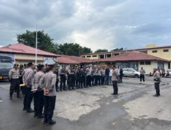 Kapolres Dompu Pimpin Apel Pelepasan 50 Personel BKO ke Polres Sumbawa Barat