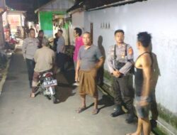 Wujudkan Kamtibmas Kondusif, Anggota Polsek Brang Rea Laksanakan Patroli Dialogis