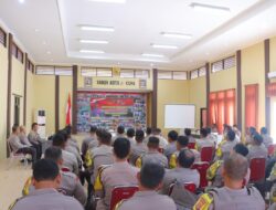 Kapolres Berikan Arahan dan Monev Bhabinkamtibmas