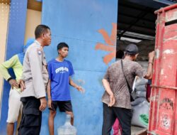 Sat Binmas Polres Bima Kota Cek Pendistribusian dan Harga Jagung di Gudang Bulog Jatiwangi