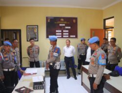Bid Propam Polda NTB Laksanakan Gaktiblin di Polres Lombok Utara
