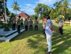 Kapolres Lombok Utara Sidak Polsek Gangga, Tegaskan Disiplin dan Larangan Penyalahgunaan Narkoba Serta Judi Online