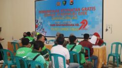 Jelang Hari Bhayangkara Ke-79, ‎Polres Loteng Gelar Pemeriksaan Kesehatan Gratis Pengemudi Ojek.