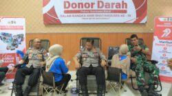 Semangat Peringati Hari Bhayangkara ke-79, Polres Sumbawa Barat Gelar Donor Darah