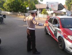 Sat Lantas Polres Bima Kota Gelar Kegiatan Rawan Pagi, Wujudkan Kamseltibcarlantas dan Rasa Aman Bagi Pengguna Jalan