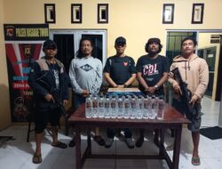 Jadi Pematik Kriminalitas, Tim Opsnal Polsek Rastim Gagalkan Jual Edar Miras