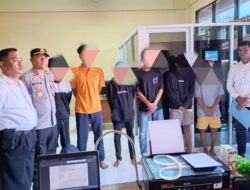 Polsek Dompu Amankan 6 Pemuda di Kos-Kosan, Diduga Bawa Sajam dan Alat Bekas Konsumsi Narkoba