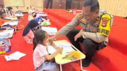 Hari Bhayangkara: Polres Lombok Barat Gelar Lomba Mewarnai untuk Anak TK