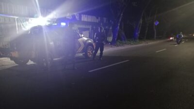 Patroli Blue Light Sat Samapta Cegah 3C di Jalur Bypass BIL I, Lombok Barat