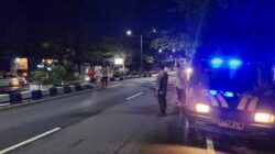 Polsek Gerung Intensifkan Patroli Malam di Jalur Bypass BIL Lombok Barat