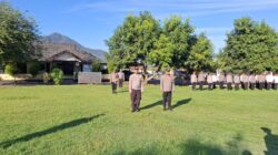 Kapolres Sumbawa Barat Pimpin Apel Pagi, Tekankan Penguatan Nilai Tri Brata dan Catur Prasetya