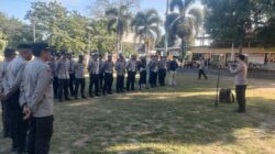 Seksi Pengawas Polres Bima, Laksanakan Apel Pengecekan Pasukan Operasi Patuh Rinjani 2025