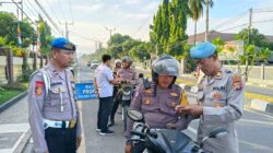 Opsgaktiblin Personel Polres Bima Kota, Sipropam Tegakkan Disiplin Internal Dalam Rangka Ops Patuh Rinjani 2025