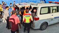 Polsek Kawasan Pelabuhan Bima Evakuasi Jenazah Kepala Kamar Mesin KM. Shelly Indah