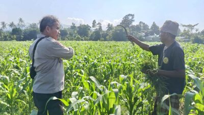 Polsek Batulayar Ajak Masyarakat Perempung Maksimalkan Lahan untuk Ketahanan Pangan
