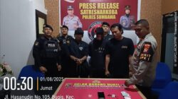 Dua Remaja Mencurigakan di Bukit Tinggi Diringkus Tim Patroli Sat Samapta, Pelaku Kantongi Sebuah Poket Sabu