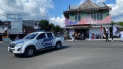 Polres Sumbawa Barat Kawal Pawai Budaya Nusantara HUT ke-62 SMPN 01 Taliwang
