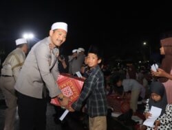 Berbagi Kasih di Momen Maulid Nabi Muhammad SAW, Polres Loteng Santuni Anak Yatim. 