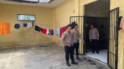 Kapolres Lombok Utara Dampingi Kabid Dokkes Polda NTB Laksanakan Pengecekan Tahanan di Rutan Polres