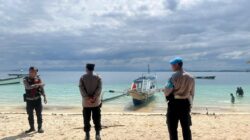 Upaya Polsek Sekotong Ciptakan Wisata Aman di Pantai Elak-Elak Lombok Barat