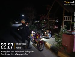 Jaga Kondusivitas, Polres Sumbawa Beri Pesan Kamtibmas Kepada Remaja yang Nongkrong