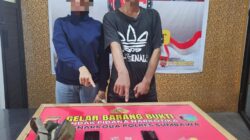 Polres Sumbawa Amankan Dua Orang Terduga Pengedar Narkoba, Sabu 2,35 Gram Disita